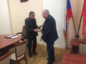 Благодарность от администрации Петродворцового района СПб