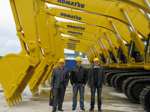 Путин посетил завод Komatsu в Ярославле