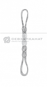Строп канатный плетеный СКПП 8т 4м